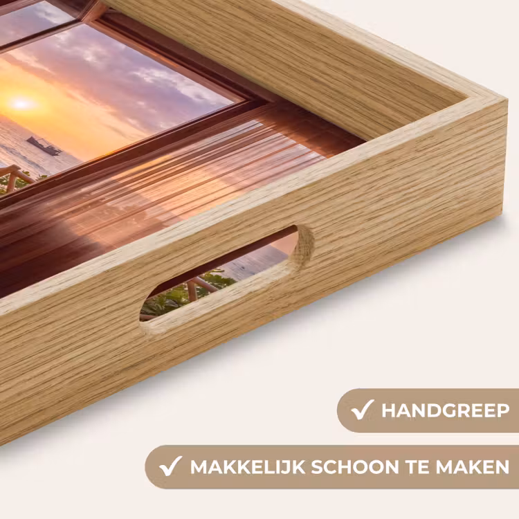 Dienblad - Strand - Zonsondergang - Natuur — 5