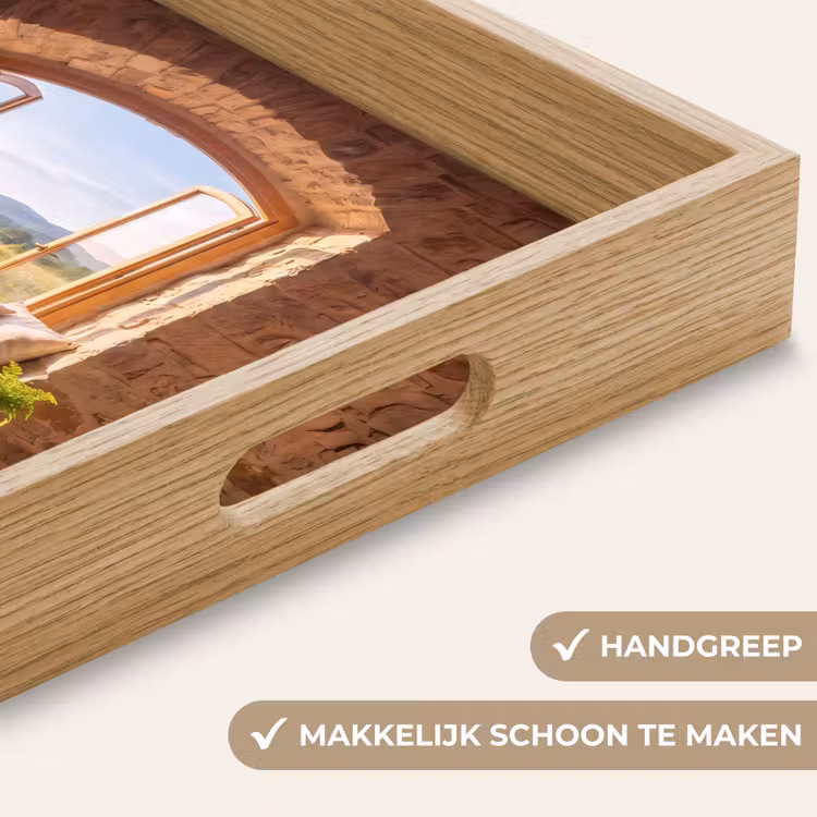 Dienblad - Vensterbank - Uitzicht - Natuur — 5