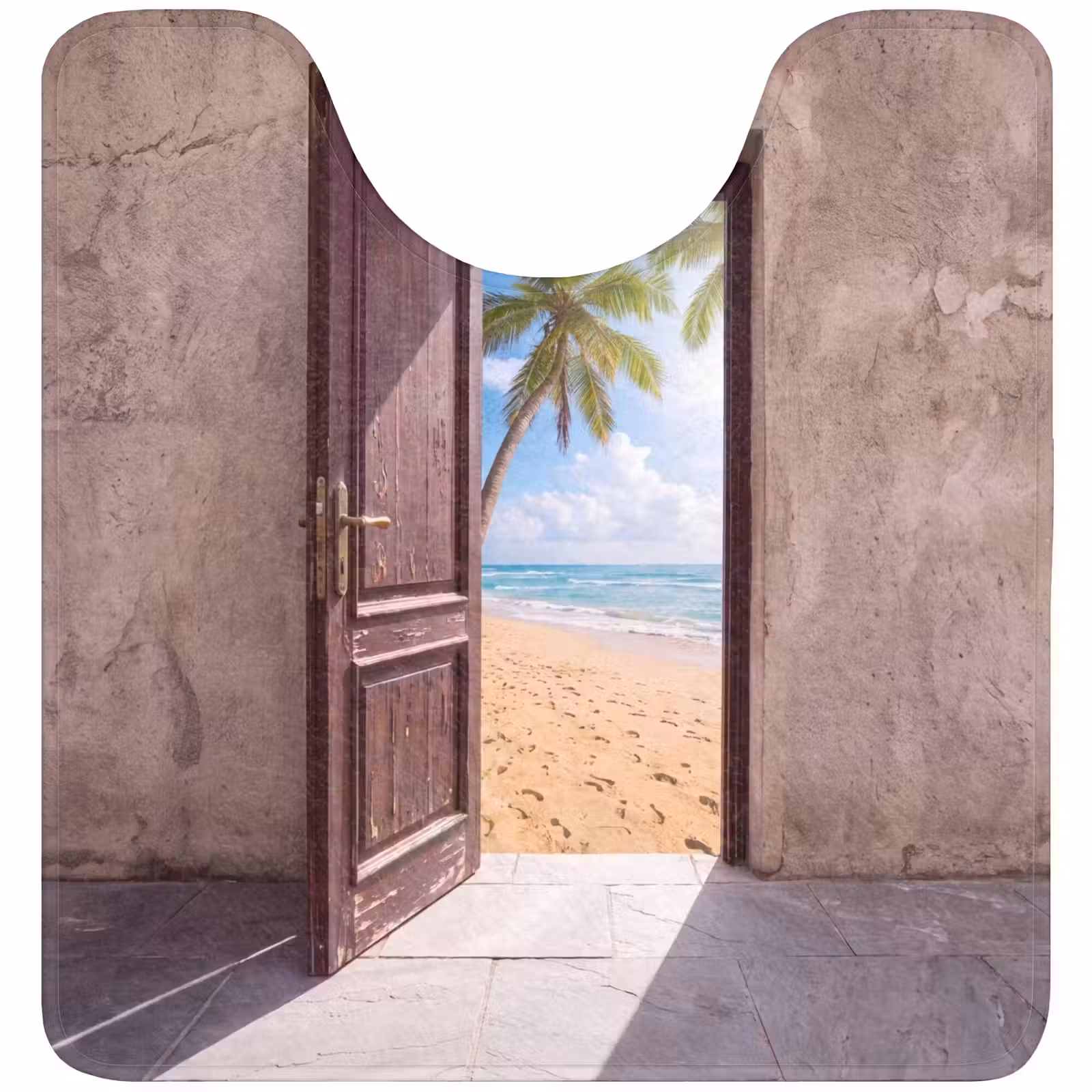 WC Mat - Deur - Zee - Zomer — 1