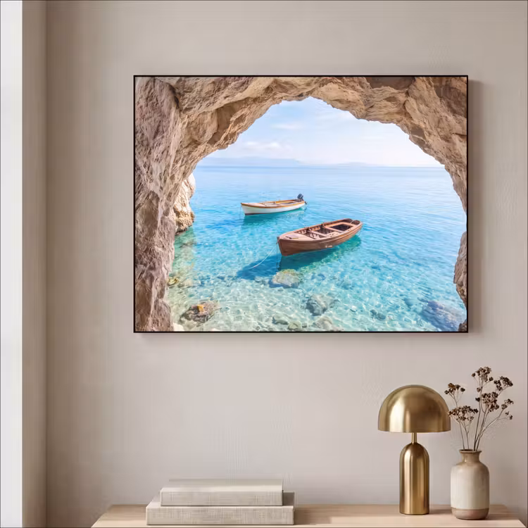 Art frame - Grot - Zee - Boten — 5