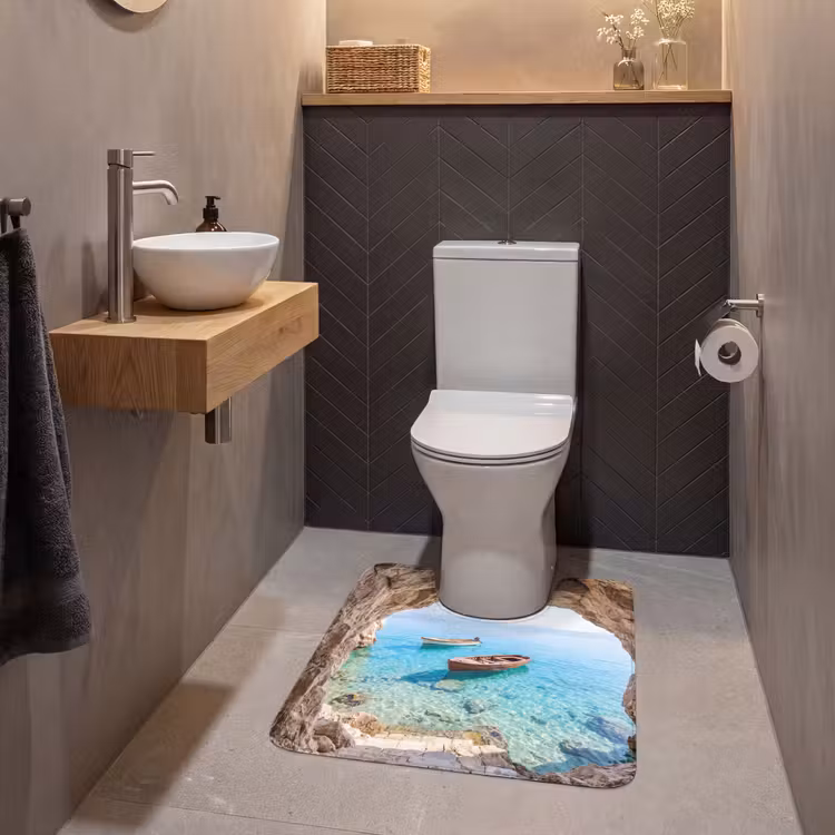 WC Mat - Grot - Zee - Boten — 2