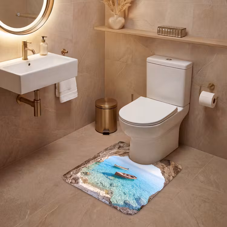 WC Mat - Grot - Zee - Boten — 3