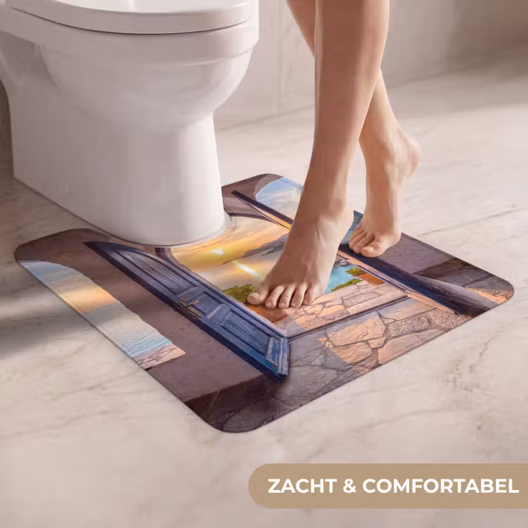 WC Mat - Open deur - Zee — 5