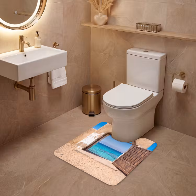WC Mat - Poort - Zee - Natuur — 3