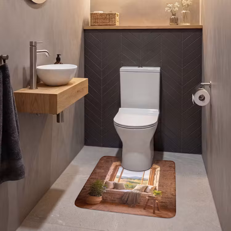 WC Mat - Vensterbank - Uitzicht - Natuur — 2