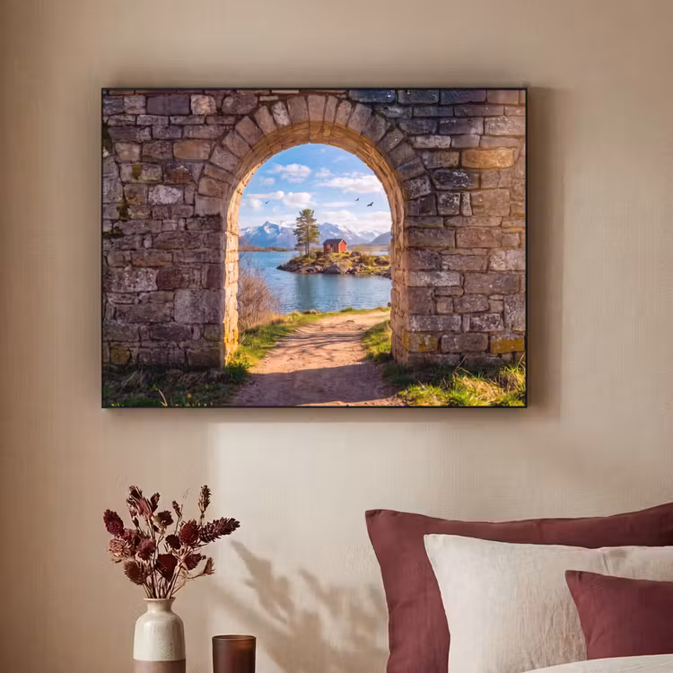 Art frame - Huis - Meer - Bergen — 3