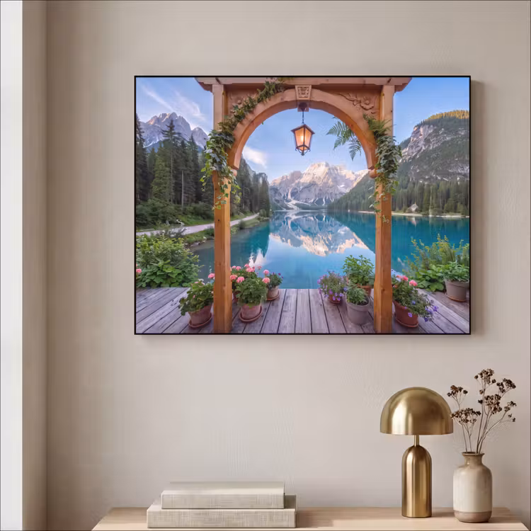 Art frame - Meer - Bergen - Natuur — 5