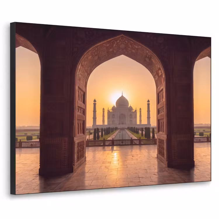 Art frame - Monument - Zonsondergang - Goud — 1