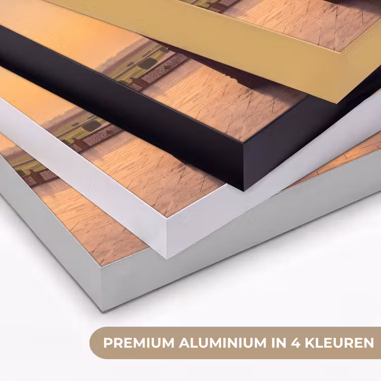 Art frame - Monument - Zonsondergang - Goud — 2