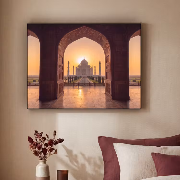 Art frame - Monument - Zonsondergang - Goud — 3