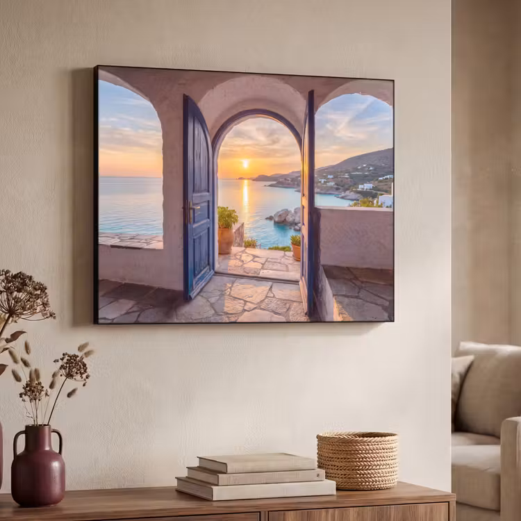 Art frame - Open deur - Zee — 7