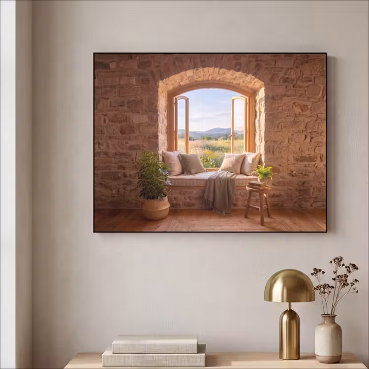 Art frame - Vensterbank - Uitzicht - Natuur — 5