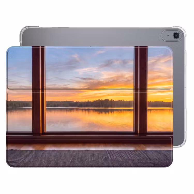 iPad hoes - Raam - Meer - Natuur — 1