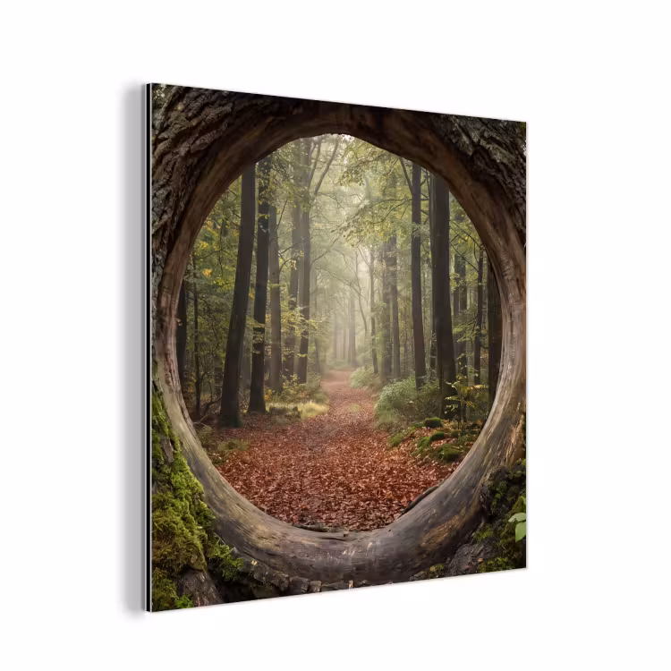 Aluminium schilderij - Boom - Bos - Natuur — 1
