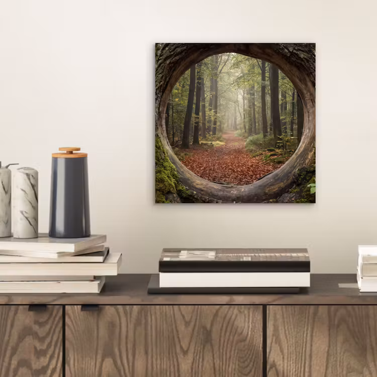 Aluminium schilderij - Boom - Bos - Natuur — 2