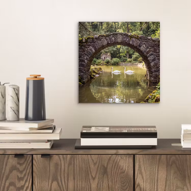 Aluminium schilderij - Vogel - Water - Natuur — 2