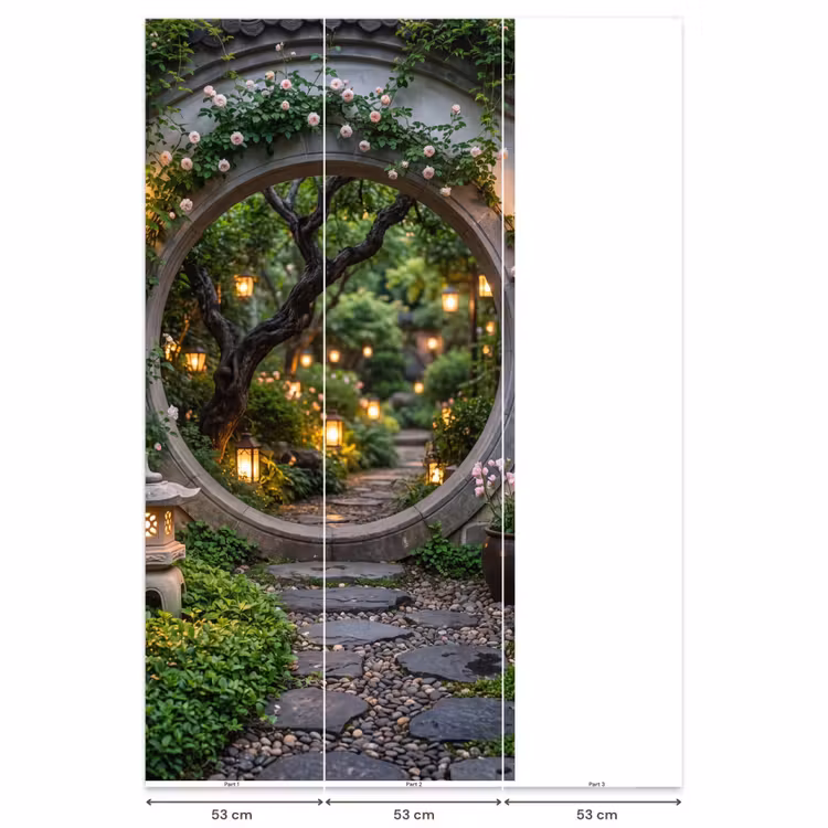 Behang - Poort - Tuin - Verlichting — 6
