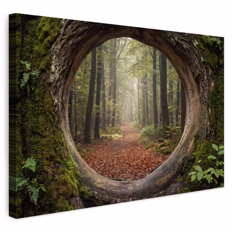 Buiten canvas - Boom - Bos - Natuur — 1