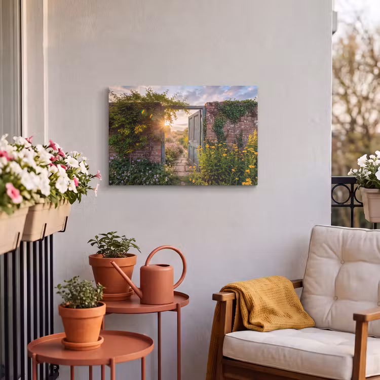 Buiten canvas - Deur - Tuin - Natuur — 3