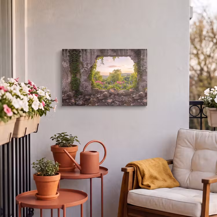 Buiten canvas - Muur - Natuur - Bloemen — 3