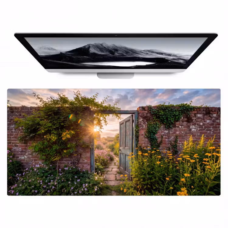 Bureau onderlegger - Deur - Tuin - Natuur — 1