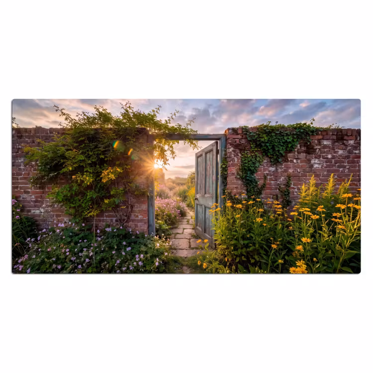 Bureau onderlegger - Deur - Tuin - Natuur — 2