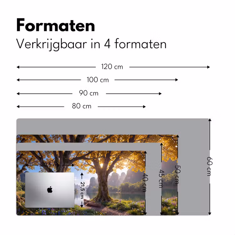 Bureau onderlegger - Natuur - Meer - Bergen — 8