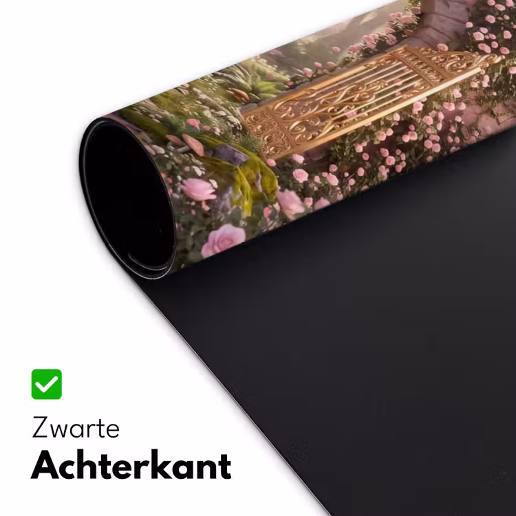 Bureau onderlegger - Poort - Bloemen - Sprookje — 5