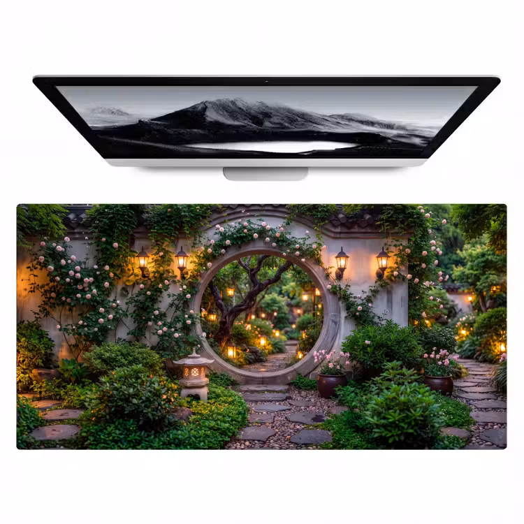 Bureau onderlegger - Poort - Tuin - Verlichting — 1