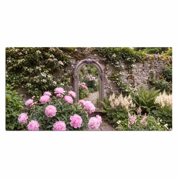 Bureau onderlegger - Spiegel - Tuin - Bloemen — 2