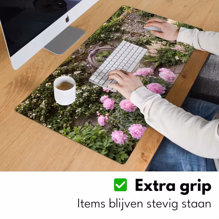 Bureau onderlegger - Spiegel - Tuin - Bloemen — 6