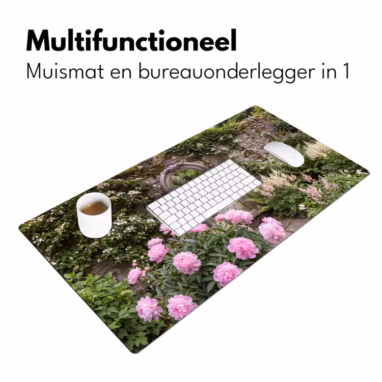 Bureau onderlegger - Spiegel - Tuin - Bloemen — 7