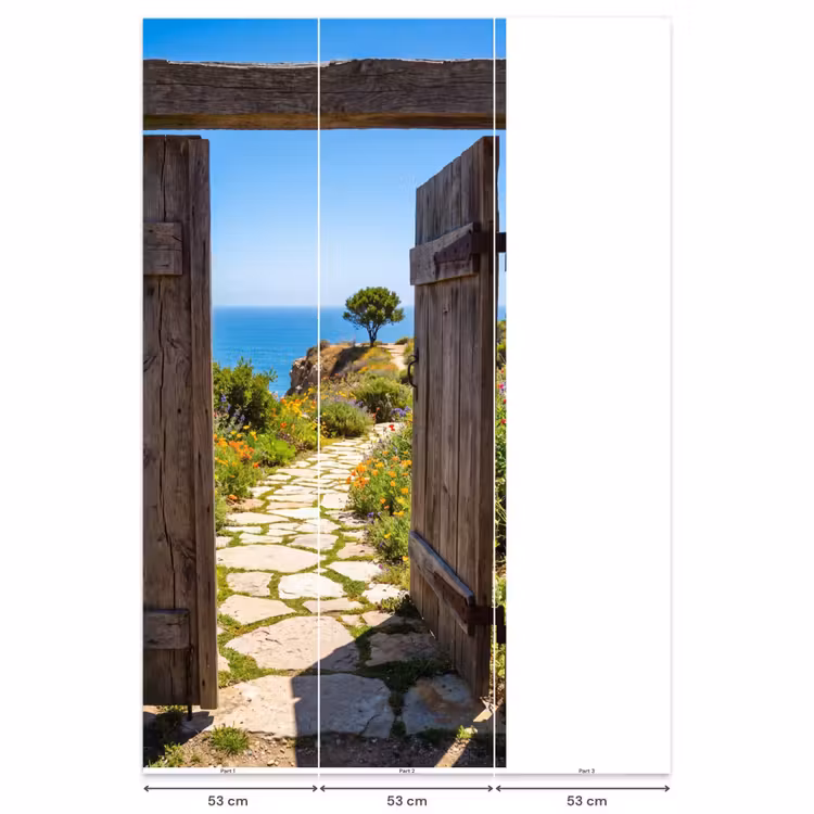 Behang - Poort - Pad - Zee — 6