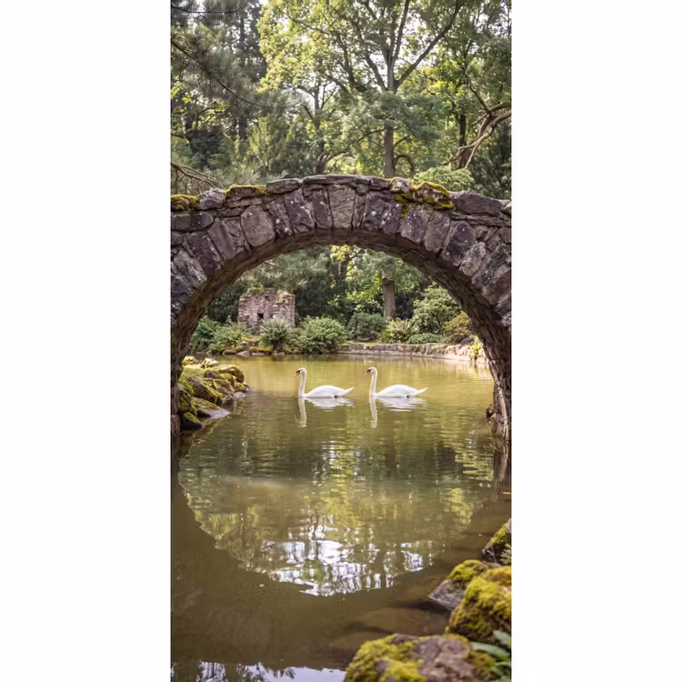 Behang - Vogel - Water - Natuur — 2