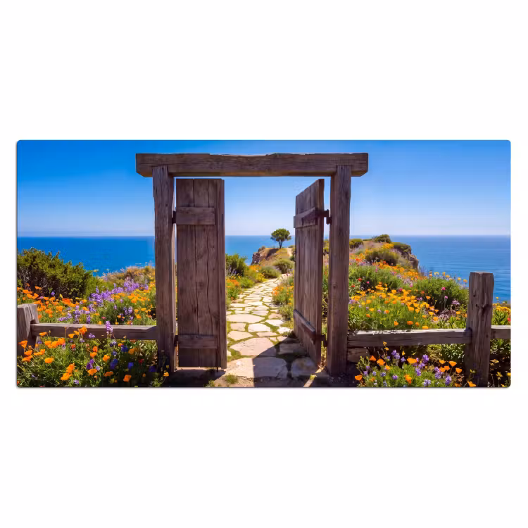 Bureau onderlegger - Poort - Pad - Zee — 2