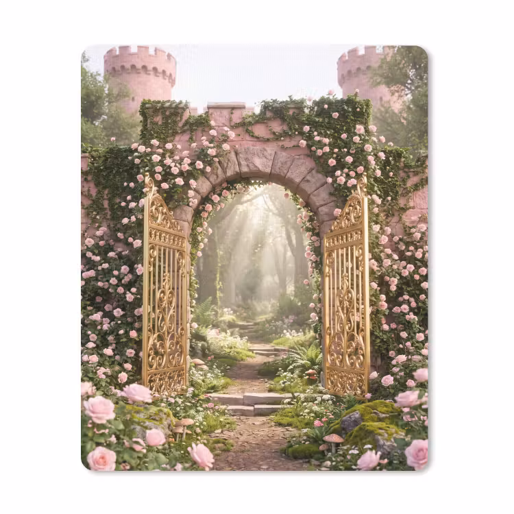 Muismat - Poort - Bloemen - Sprookje — 1