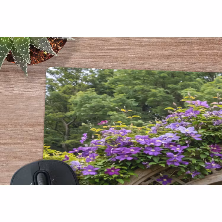 Muismat - Tuin - Boog - Bloemen — 5