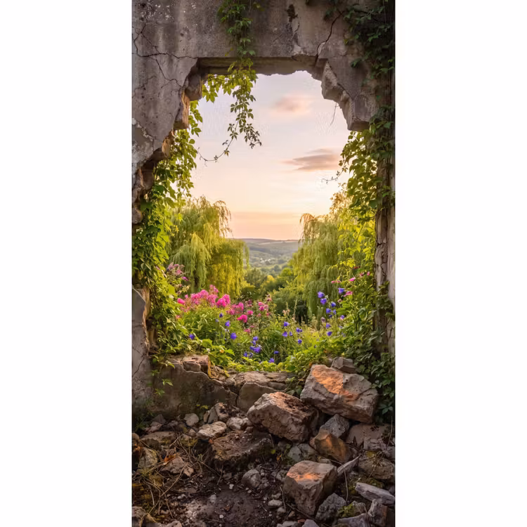 Behang - Muur - Natuur - Bloemen — 2