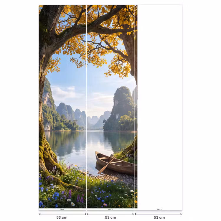 Behang - Natuur - Meer - Bergen — 6