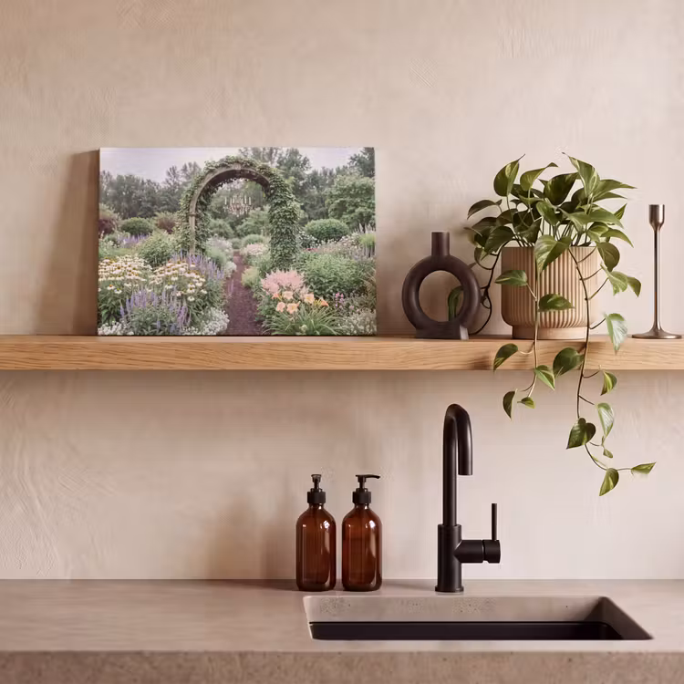 Canvas schilderij - Boog - Tuin - Natuur — 2