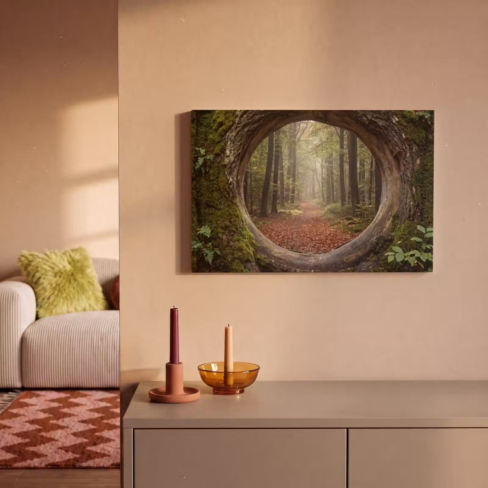 Canvas schilderij - Boom - Bos - Natuur — 1