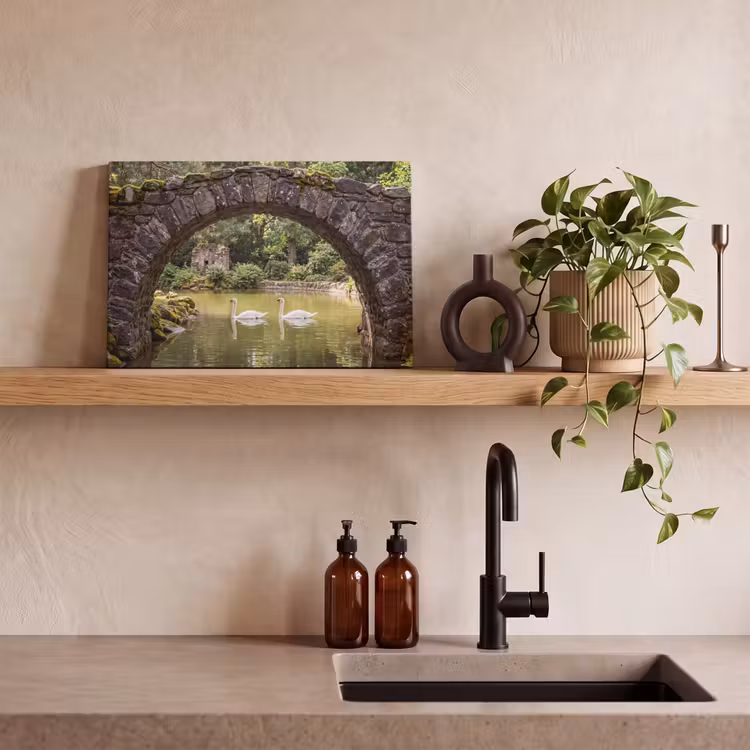 Canvas schilderij - Vogel - Water - Natuur — 2