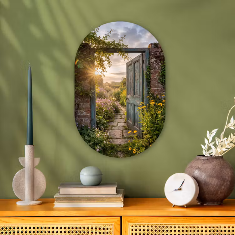Muurovaal - Deur - Tuin - Natuur — 2