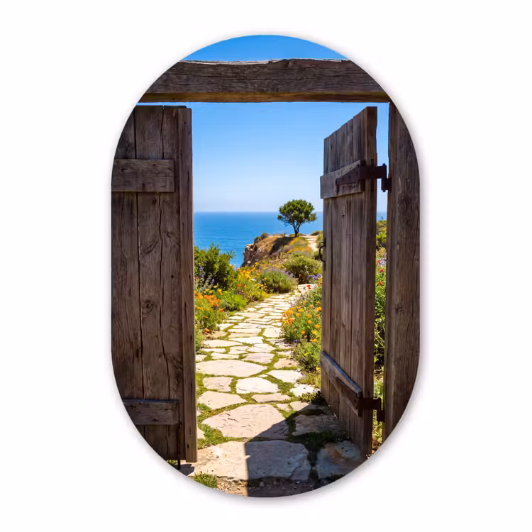 Muurovaal - Poort - Pad - Zee — 3