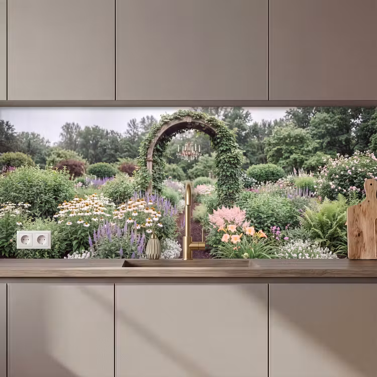 Keuken achterwand - Boog - Tuin - Natuur — 1
