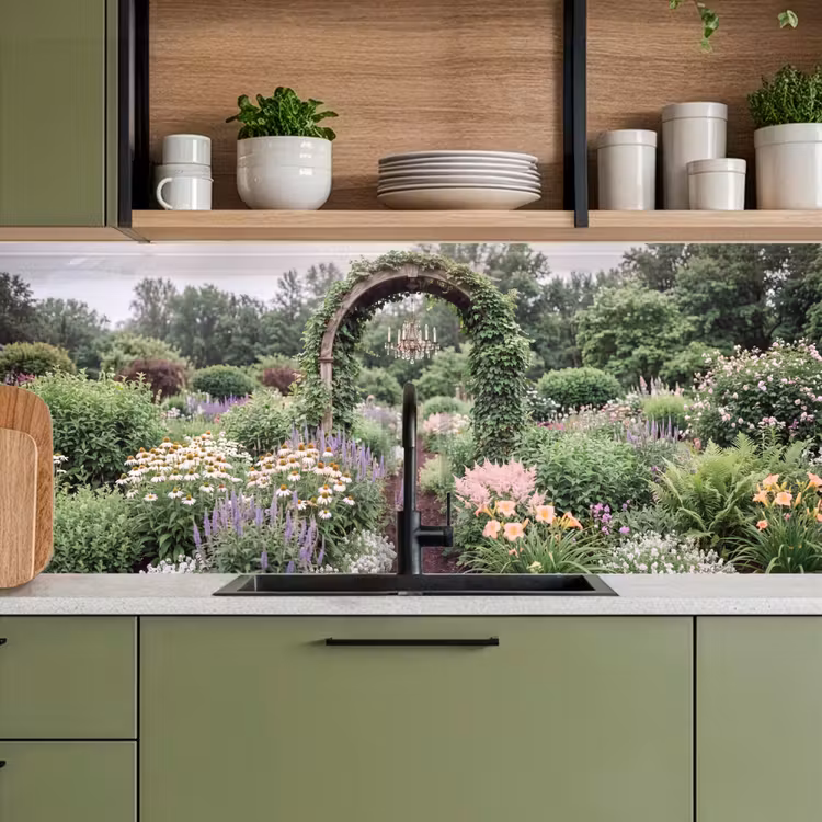 Keuken achterwand - Boog - Tuin - Natuur — 8