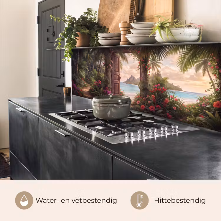 Keuken achterwand - Deur - Strand - Natuur — 5