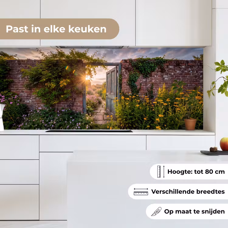 Keuken achterwand - Deur - Tuin - Natuur — 7