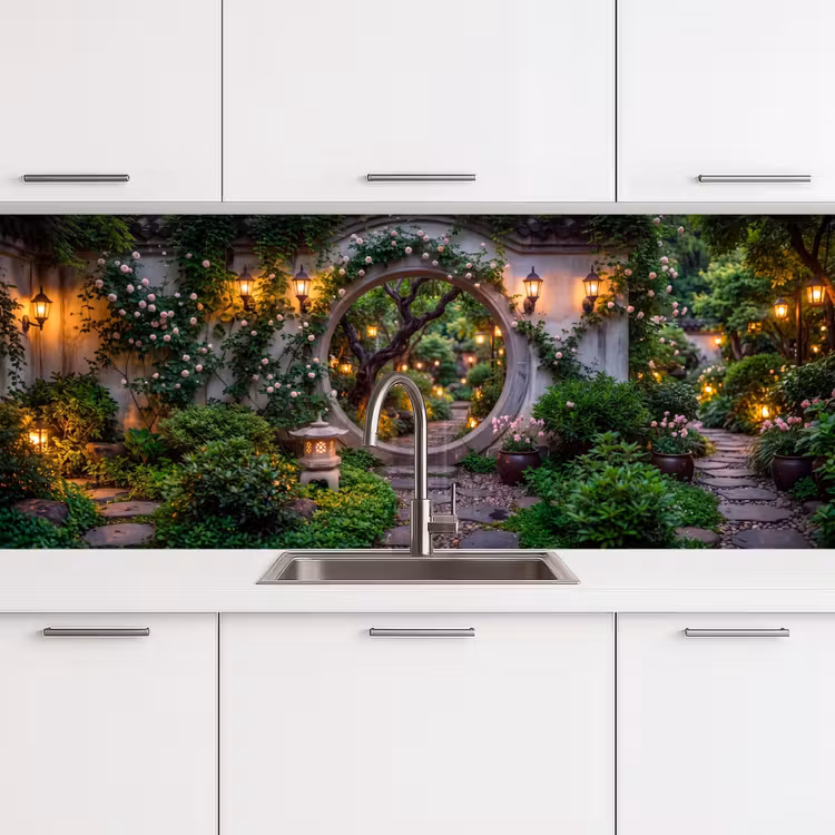Keuken achterwand - Poort - Tuin - Verlichting — 4
