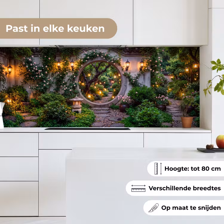 Keuken achterwand - Poort - Tuin - Verlichting — 7